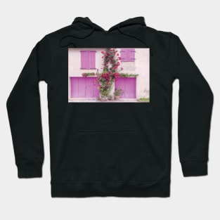 Provence Colorful House Facade Hoodie